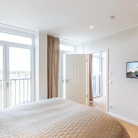 Апартаменты Dockside Travemuende Любек